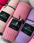 Scandinavian Style All Season Bamboo & Cotton Baby Blanket - Hypoallergenic, Soft & Eco-Friendly by Lullalove UK at brixbailey.com