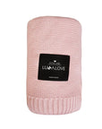 Scandinavian Style All Season Bamboo & Cotton Baby Blanket - Soft, Hypoallergenic, UV Resistant - 80x100 cm by Lullalove UK at brixbailey.com