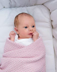 Scandinavian Style All Season Baby Blanket - Soft Bamboo & Cotton Blend - Hypoallergenic & UV Resistant - 80x100 cm by Lullalove UK at brixbailey.com