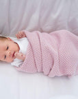 Scandinavian Style All Season Baby Blanket - Super Soft Bamboo & Cotton Blend - Hypoallergenic & UV Resistant by Lullalove UK at brixbailey.com