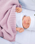 Scandinavian Style All Season Bamboo & Cotton Baby Blanket - Soft, Hypoallergenic, UV Resistant - 80x100 cm by Lullalove UK at brixbailey.com