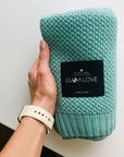 Scandinavian Style All Season Bamboo & Cotton Baby Blanket - Soft, Hypoallergenic & Eco-Friendly by Lullalove UK at brixbailey.com
