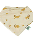 Cotton Baby Bandana Bib Set Lively Lion Mix