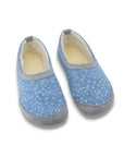 Barefoot Kids Slippers Poksa – Blue Dots