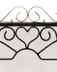 Premium Chrome Fire Screen | Triple-Fold Heat Shield
