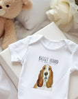 Basset Hound Baby Bodysuit: For the Littlest Guilt Trip Enthusiast!