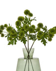 Cream Globe Thistle Faux Flower Stem