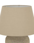 Stone Effect Grey Ceramic Table Lamp