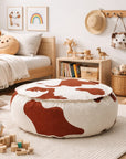 Bean Bag for Kids - Round, Cow