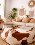 Bean Bag for Kids - Square, Cow