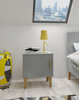 Bedside Table Kubi - Grey