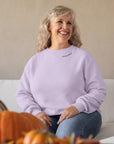 Unisex Organic Cotton Sweatshirt with Embroidered Collar