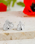 Beehive Silver Charm