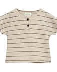 Beige Stripe Cotton Top and Bloomer Set for Kids