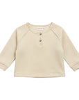 Beige Thick Long Sleeve Top