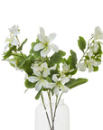 Cream Orchid Mist Faux Flower Stem