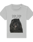 Adorable Black Chow Chow Baby T-Shirt – Cute Dog-Themed Baby Tee | Perfect Gift for Dog Lovers