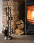 Antique Pewter Companion Set | Classic Traditional Design
