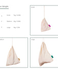 Reusable Produce Bags - Organic Cotton - Pack of 3