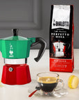 Bialetti Moka Express Tricolore Italia Stovetop Coffee Maker