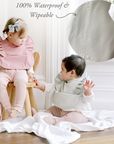 Ruffle Angel Bib - Best Seller 3 Pack Bundle Peach Blush, Peony & Sage