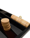 Wooden Backgammon Set With Tote Bag