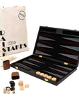 Wooden Backgammon Set With Tote Bag