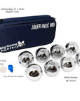 Pétanque/Boules Game, Luxury Set for 8 Players