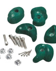 Climbing Stones & Footholds - Multi-Color, High-Grip, Poly-Resin