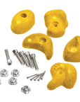Climbing Stones & Footholds - Multi-Color, High-Grip, Poly-Resin