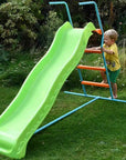 Children's Slide - Wavy - 1.85m - Freestanding - Green