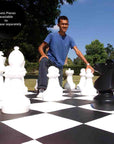 Giant Chess Mat (3m x 3m) - Indoor & Outdoor