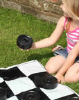Garden Draughts Set - Indoor & Outdoor Fun