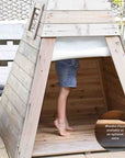 Wooden Teepee Playhouse With Floor – Indoor & Outdoor