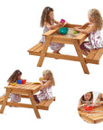 Picnic Table Sandpit with Lid