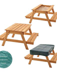 Picnic Table Sandpit with Lid