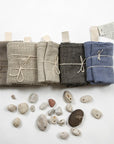 Big Linen Towel - Textured Grey