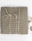 Big Linen Towel - Textured Grey