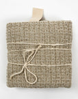 Big Linen Towel - Textured Grey