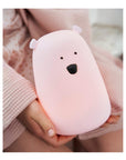 Big Bear Silicone Night Lamp with Remote Pink