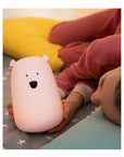 Big Bear Silicone Night Light Pink