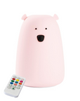 Big Teddy Bear Night Lamp – Safe, Soft, & Colorful LED Light by Rabbit & Friends at brixbailey.com