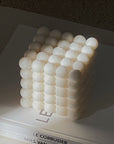 Large Bubble Candle