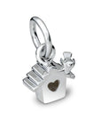 Bird House Silver Charm