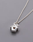 Bird House Silver Charm