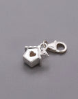 Bird House Silver Charm