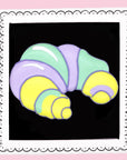 Biscuiteers x Olivia Rubin Rainbow Croissant Letterbox Biscuit