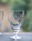Crystal Bistro Glasses with Stars Design