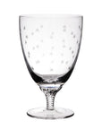 Crystal Bistro Glasses with Stars Design