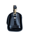 Bauble Handmade High Shine Leather Handbag - Black